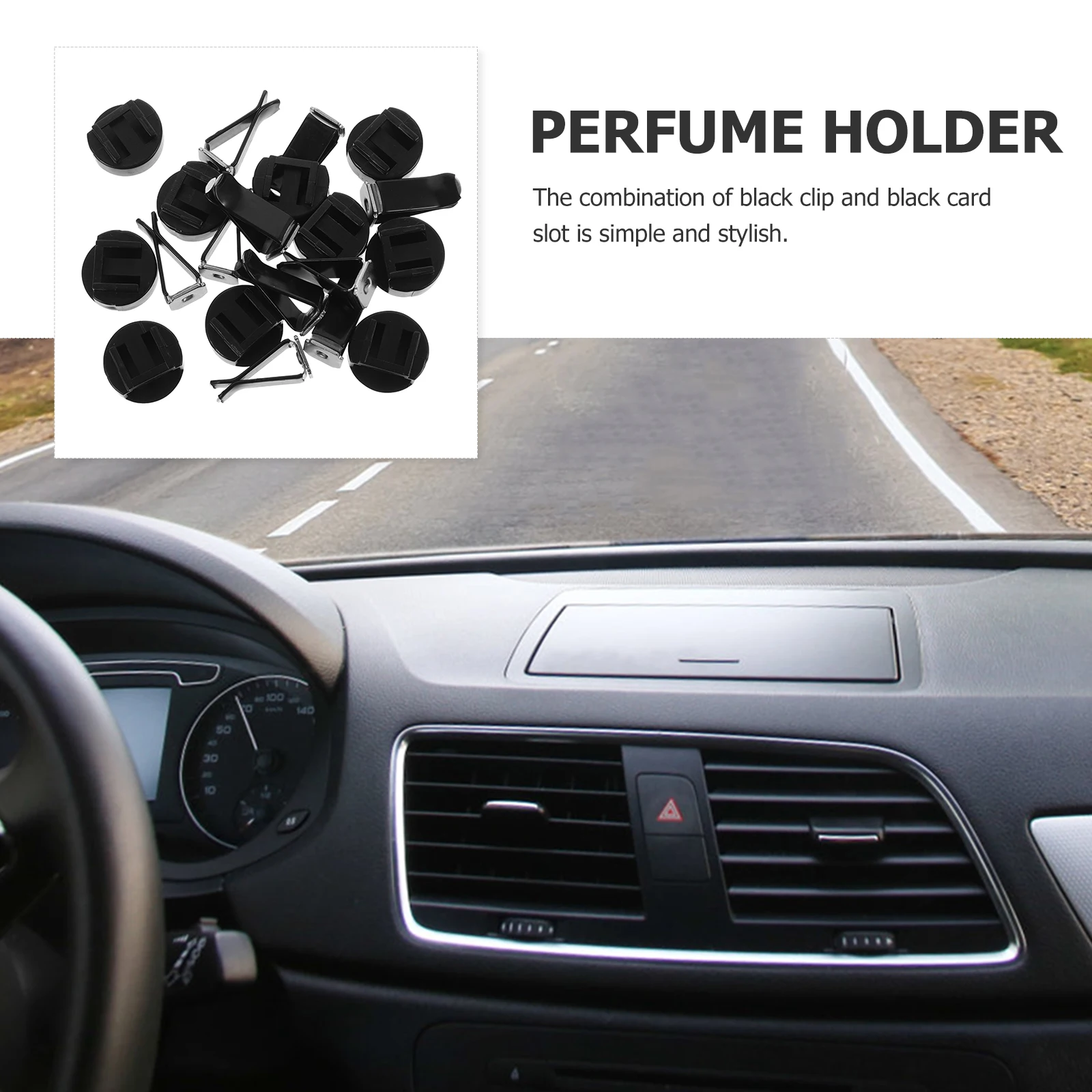 

10 pcs Freshener Accessory Fragrance Pad Holder Sturdy Plastic Aroma For Outlet \ **：** \ Air Freshener