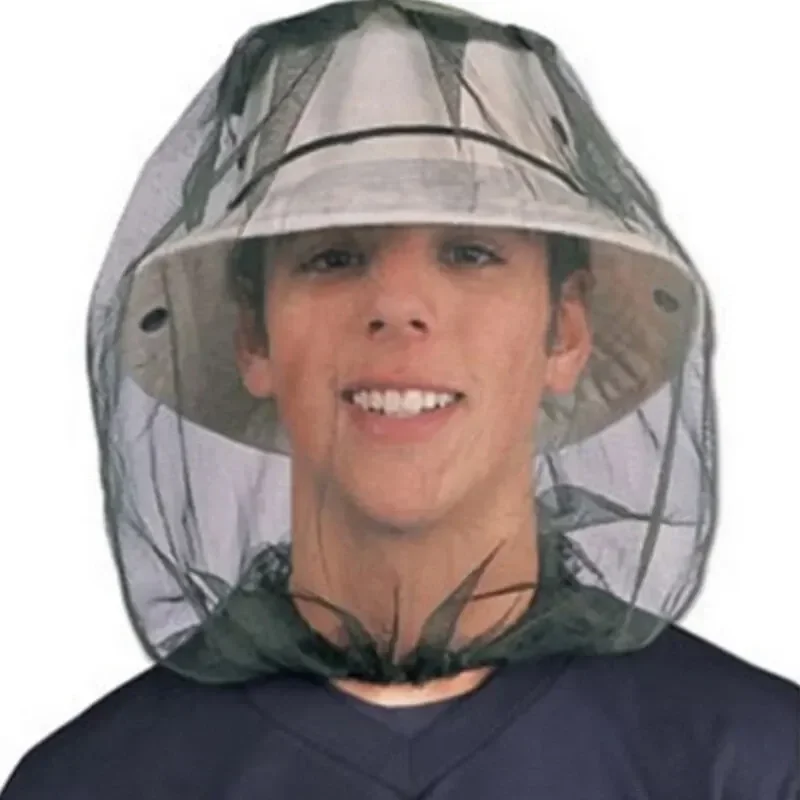 Anti Mosquito Fishing Cap 1pc Breathable Adjustable Mesh Fishing Hat Net For Men And Women Outdoor Traveling Fishing Camping image 4