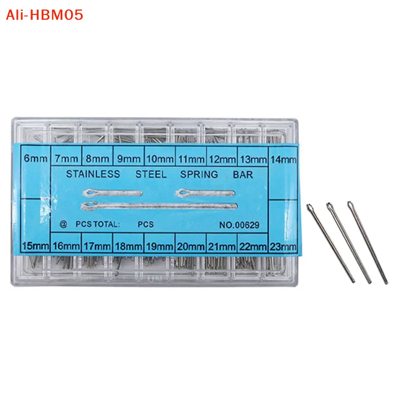 (HB05)360pc Watch Band Split Pin With Box Stainless Steel Watch Bracelet Strap Link Pin Cotter Bar Assortment Watch Repair Tool