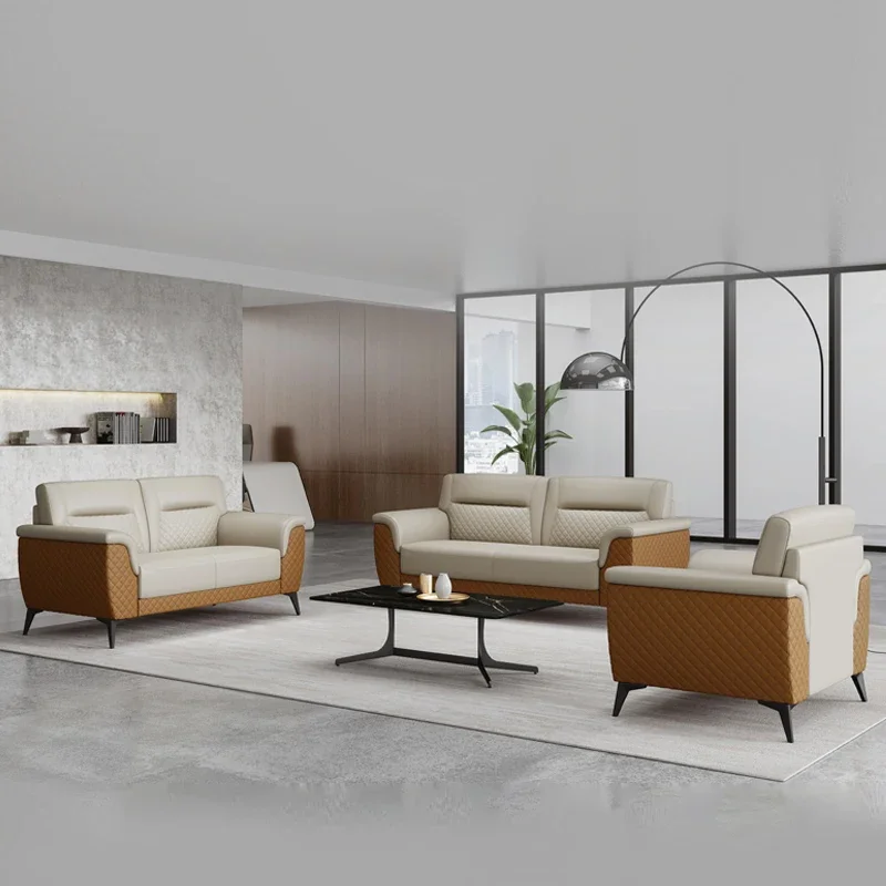 white modular multifunctional combination set office sofa hotel sofa set reception area office furniture