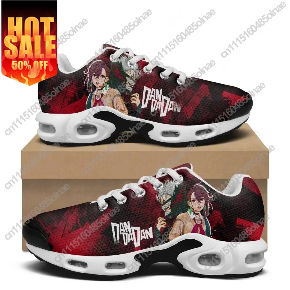 Dandadan Air Cushion Sports Sneakers Lovely Anime Shoes Mens Womens Teenager High Quality Footwear Custom Made Mesh Sneaker