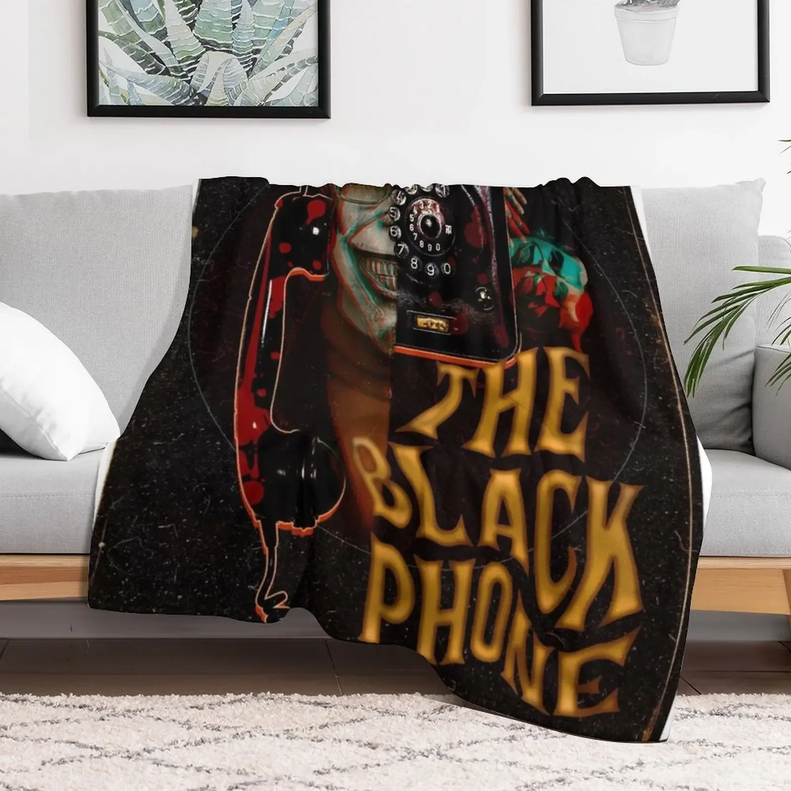 The Black Phone 2022 Scarys Throw Blanket Single christmas gifts Blankets