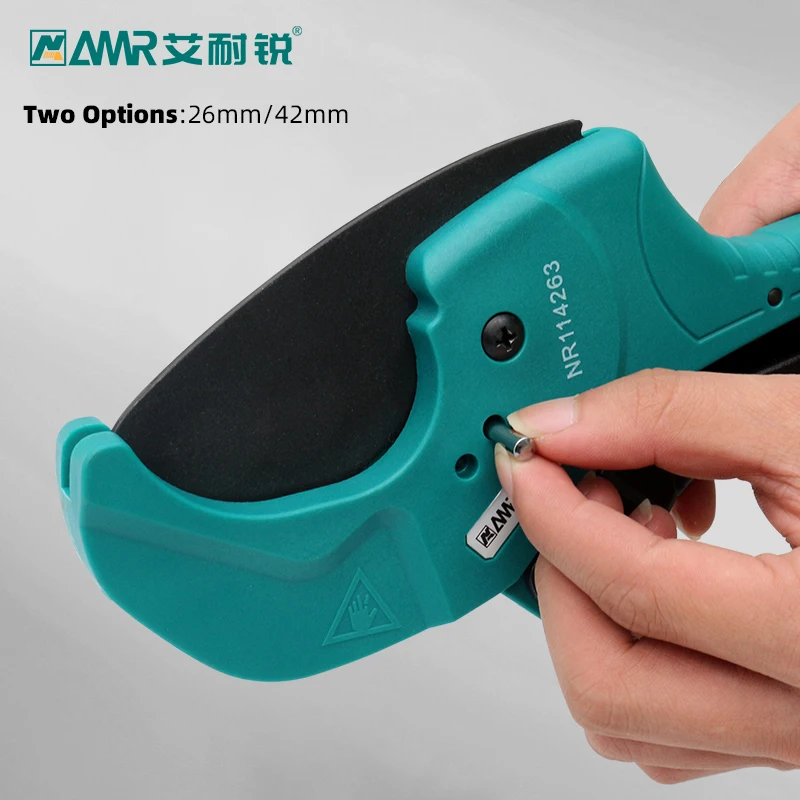 Manual Hand Tool Pipe Cutter Scissors Easily Cut PP, PVC, ABS, PE, Vinyl & Rubber Tubing & Pipes