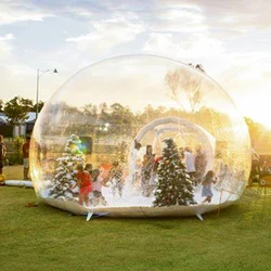 Inflatable Bubble House As Giant Snow Globe 3M/4M/5M Outdoor Bubble Tent For Camping Christmas Bubble Tent Hot