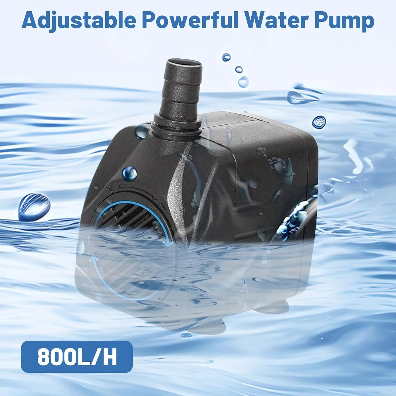 مبرد حوض السمك 79 جالون 1/3 حصان - مبرد مياه لخزان الأسماك موفر للطاقة لخزانات Axolotl والمياه العذبة والمياه المالحة، هادئ ود