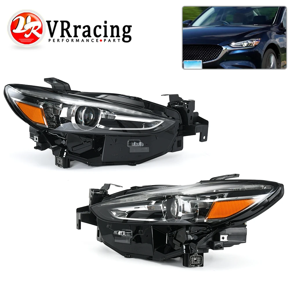 For 2018-2021 Mazda 6 w/o AFS Adaptive LED Projector Headlight Headlamp Driver/Passenger Side