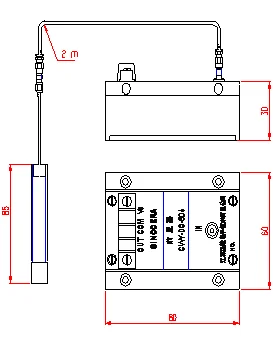 4mm Eddy Current Displacement Sensor