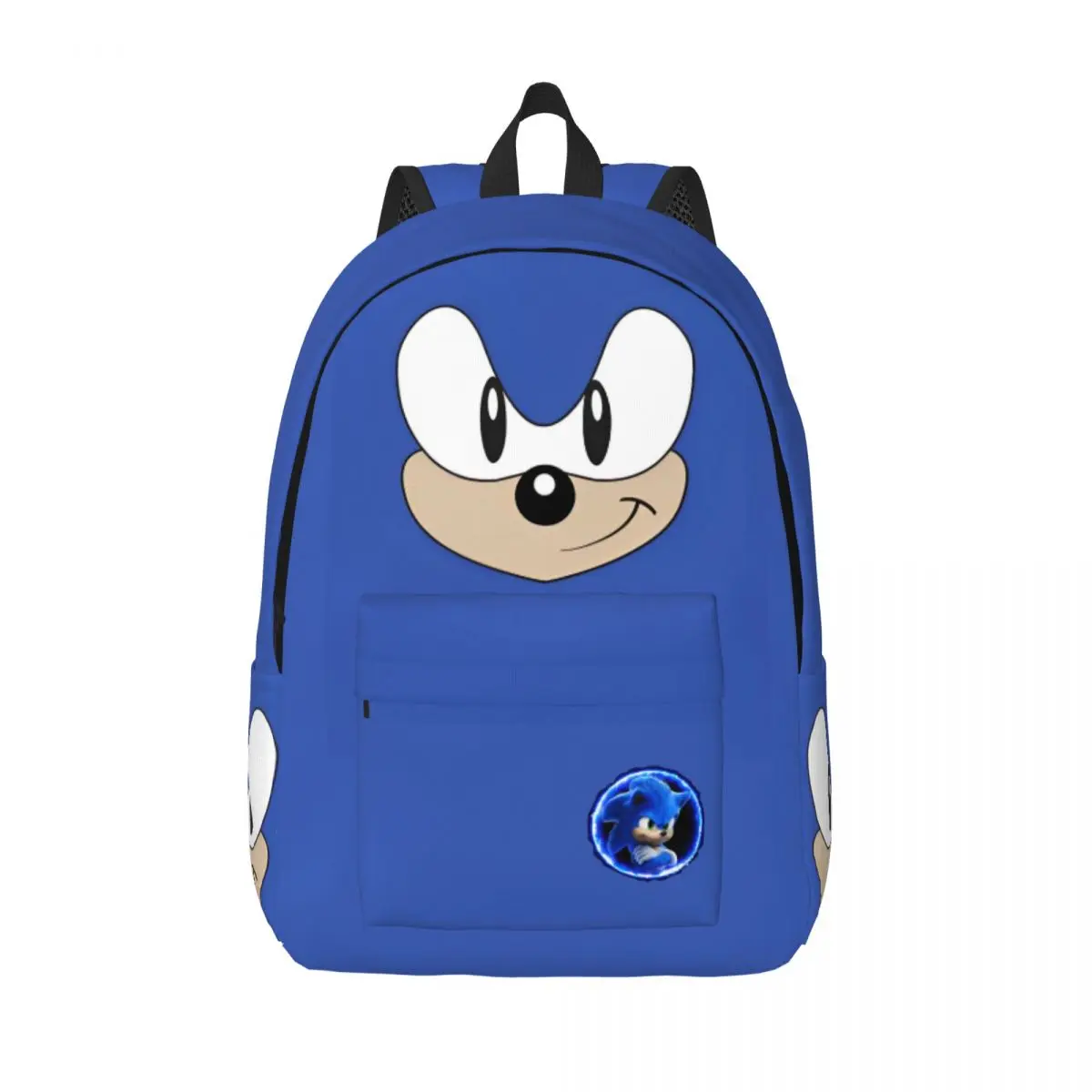 

Soniced Face Backpack for Men Women Teenage High School Business Daypack Cartoon Game Laptop Computer Canvas Bags Outdoor