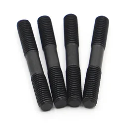M8 M10 M12 Grade 8.8 Carbon Steel Rod Double Thread Screw Stud Screw Rod Stud Bolt GB901