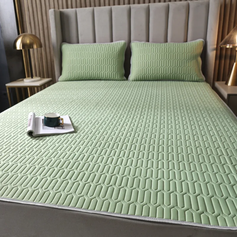 

Детский латексный коврик из трех частей, летний охлаждающий коврик для дома, мягкий коврик из ледяного шелка, латексный коврик