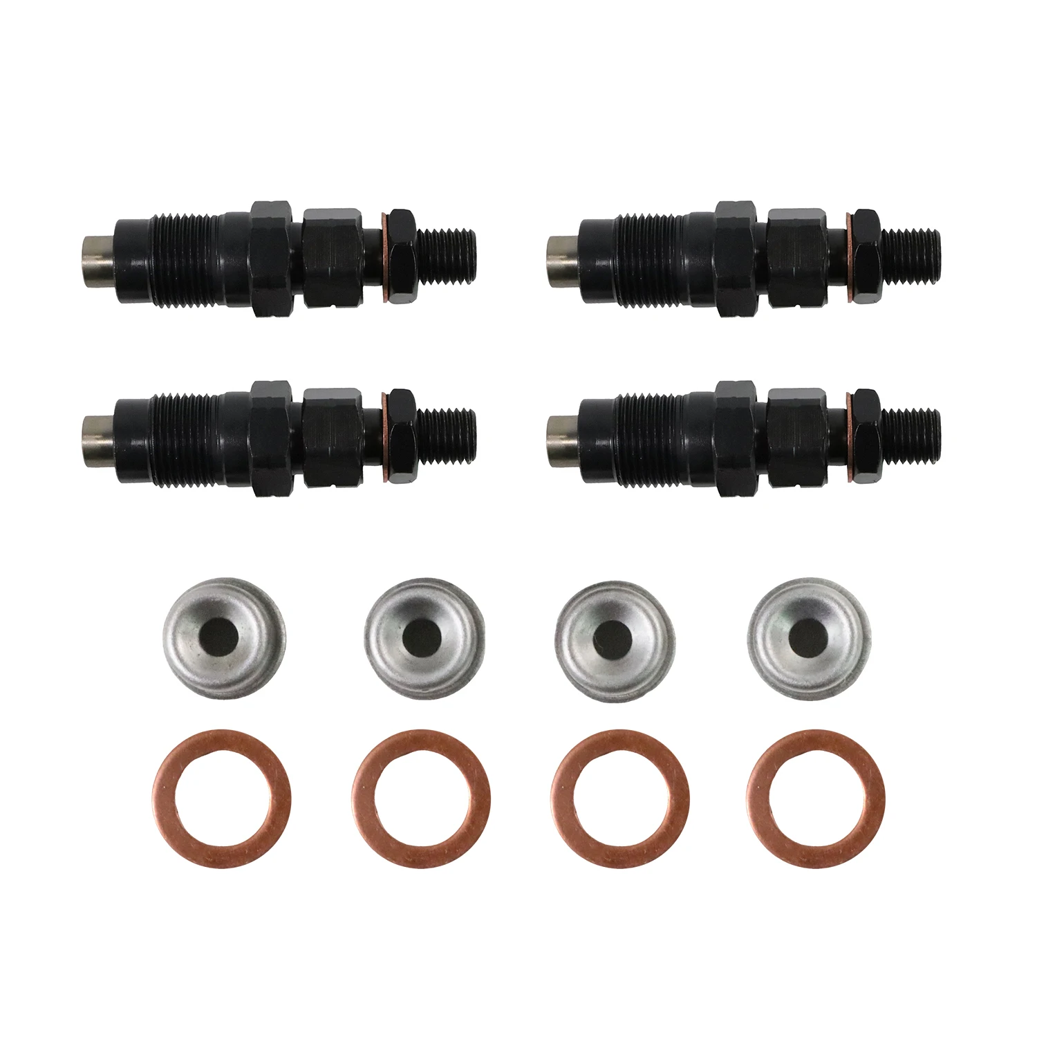 4pcs Fuel Injectors 16600-43G23 1660043G23 Replacement for NISSAN NAVARA TD27 D21 2.7L Diesel Auto Repair Parts