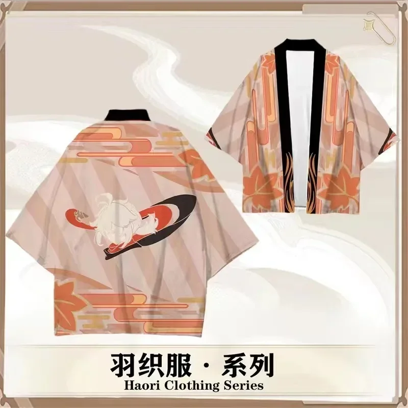 Juego de Anime Cos Zhongli Twenty Xiao Ganyu Yae Miko Wanderer, Etc. Kimono Haori Cosplay ropa de escenario