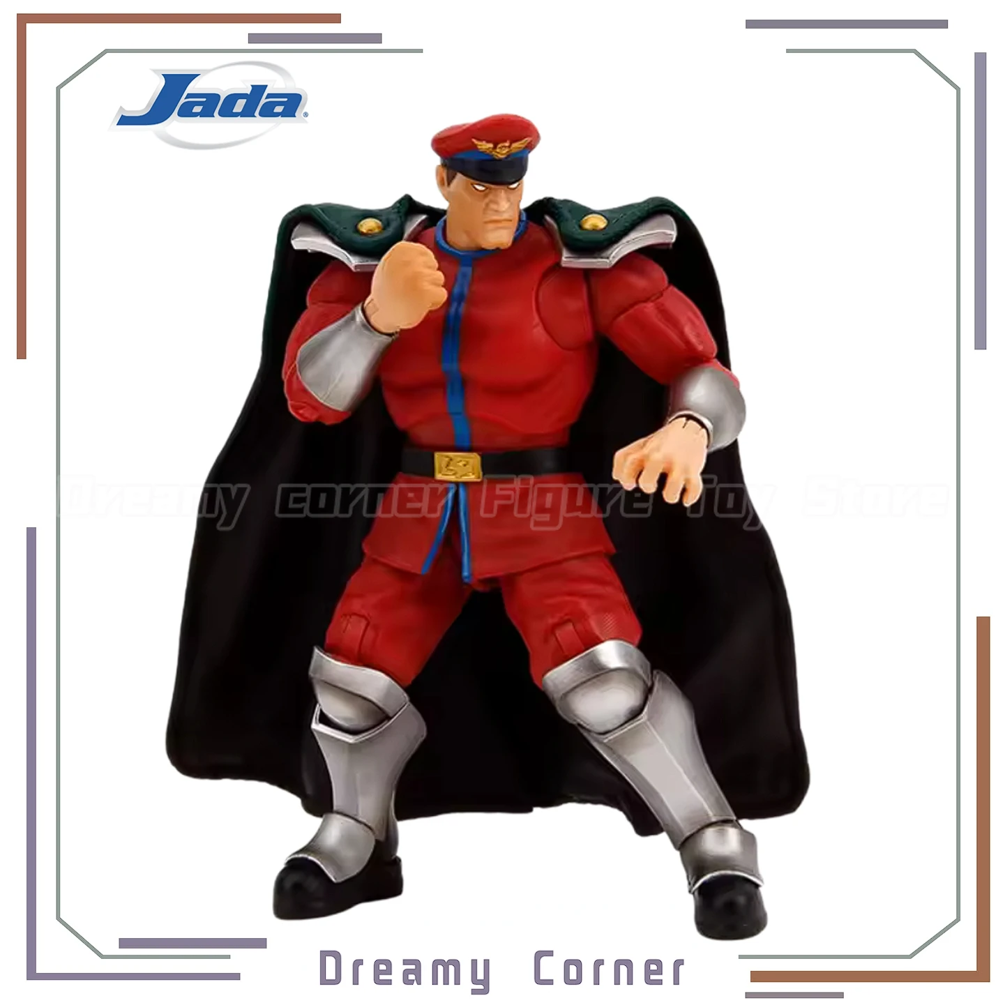

【В наличии】Оригинальные игрушки Jada Ultra Street Fighter M. Bison Vega 1/12, фигурки героев, модель игрушки, подарки