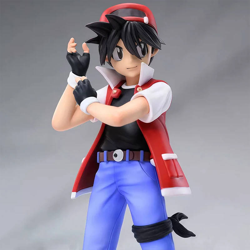9 см Pokemen Red THE ORIGIN Аниме Фигурка Ash Ketchum Фигурки Коллекция ПВХ Статуя Коллекция Модель Настольный Декор Игрушки Подарок
