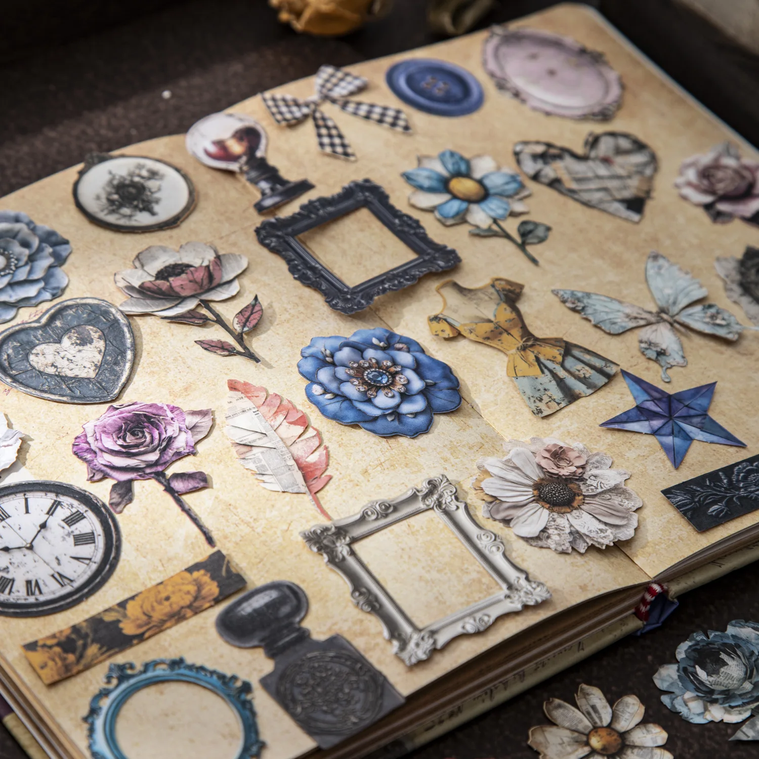 

30 шт. кавайные канцелярские наклейки собирают старые вещи планировщик декоративные мобильные наклейки Скрапбукинг DIY ремесленные наклейки ֽ