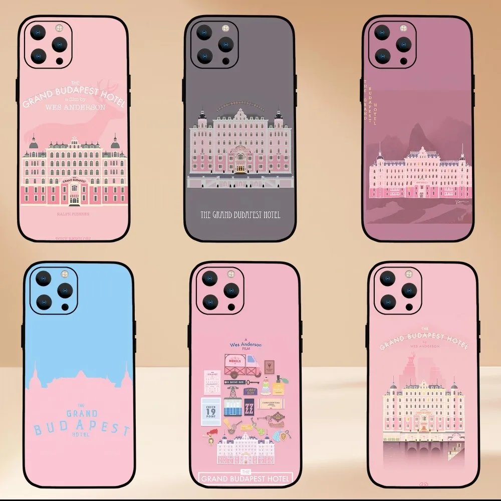 Coque de téléphone The Grand Budapest Hotel Movie, coque en poly, iPhone Mini 11 12 13 14 15 Pro XS Max X Plus SE