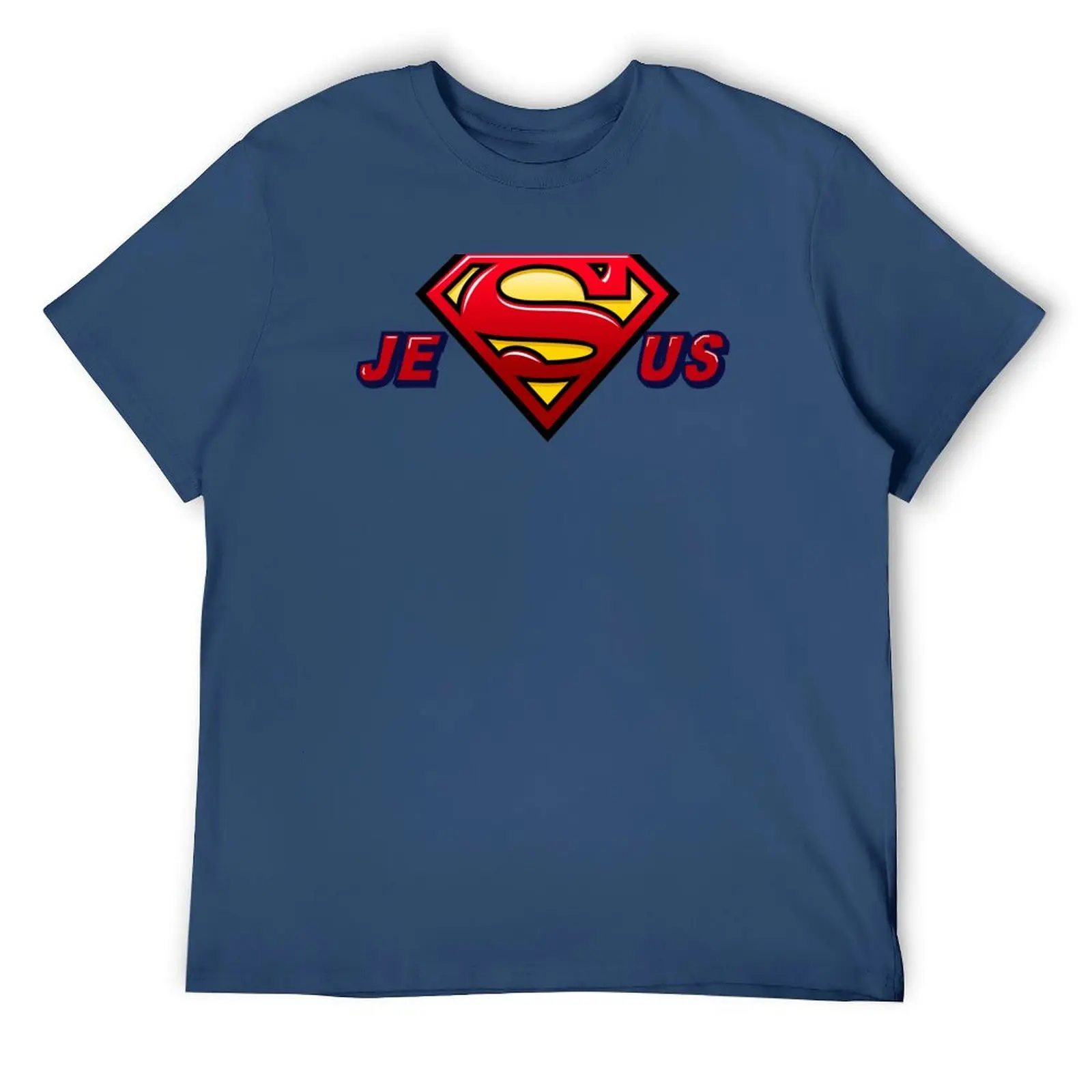 

SUPER JESUS T-Shirt Funny t-shirt kawaii clothes customizeds Men's cotton t-shirt