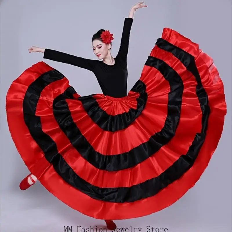 Gonna danza del toro spagnolo Gonna danza del ventre Gonna flamenco Costumi popolari spagnoli D0UB