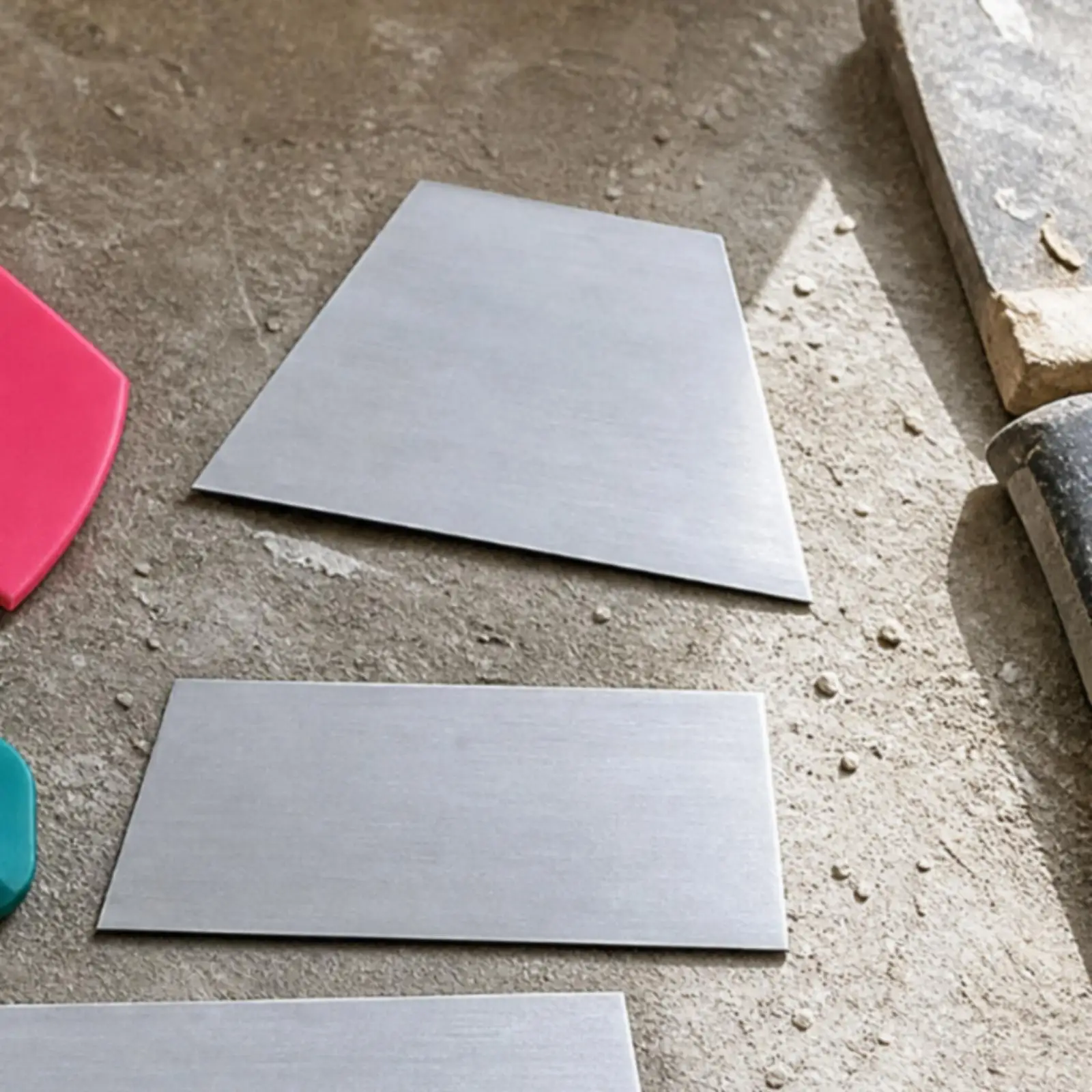 Manganese Steel Putty Knife Set Flat Thin Blades for Automotive Paint and Engineering Tasks