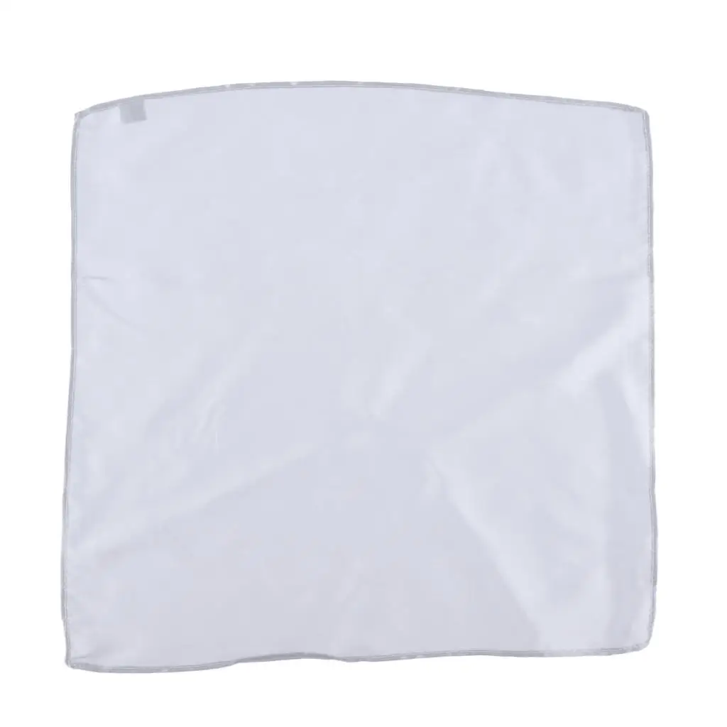 Plain Solid Pure Silk Pocket Square Handkerchief for Men Assorted