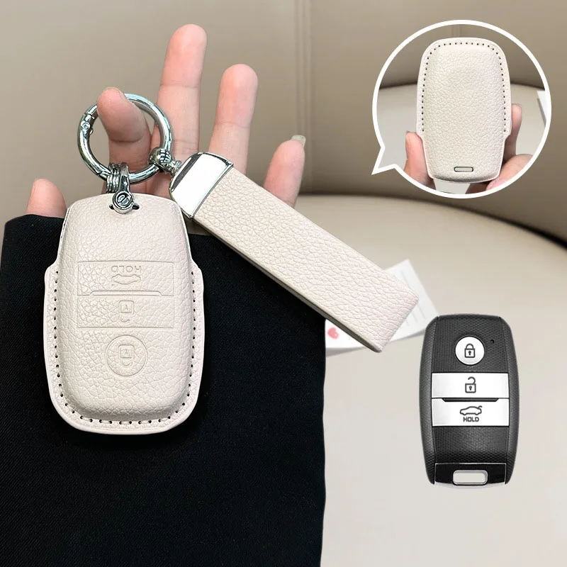 

For Kia Rio Rio5 Sportage Ceed Cerato K3 KX3 K4 K5 R GT Stinger Sorento Optima Picanto Forte Niro Soul Telluride Car Key Cover
