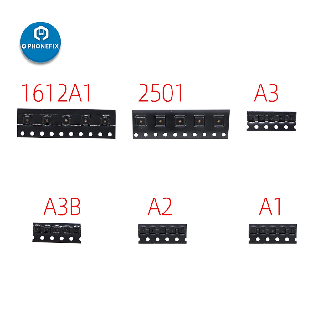 5pcs Origina U2 Charging IC for iPhone 6 6S 7 7P 8 8p X XSMAX 11 12 13 14 Charger 1610A3B Chip SN2501 1608A1 610A3B Repair Parts