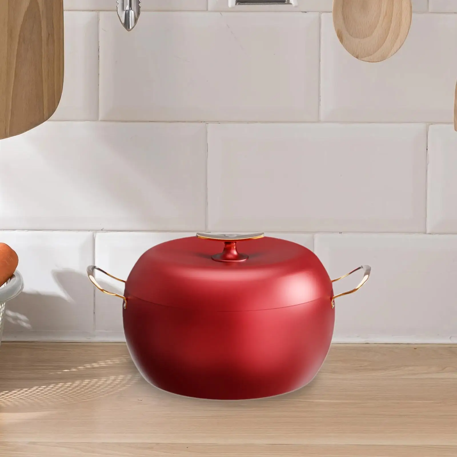 Stock Pot Cookware Multifuctional Double Ear Noodles Pot Fashion Nonstick Soup Pot for Household Restaurant Noodles Rice Chicken