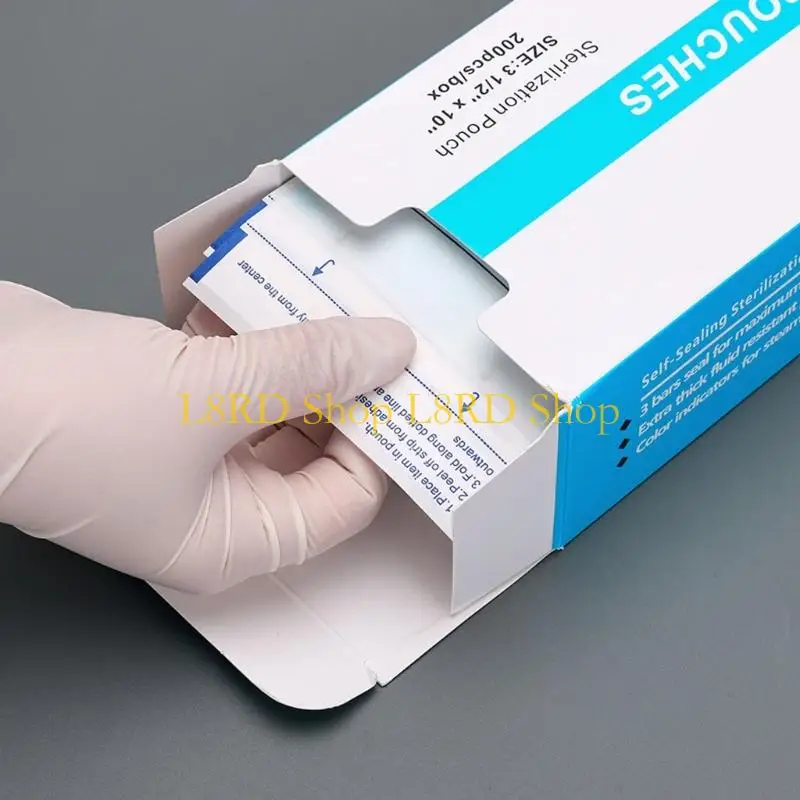 

L8rd 200pcs Удобные одноразовые санитарные сумки для оборудования для укладки волос, предназначенного для салона и домашней