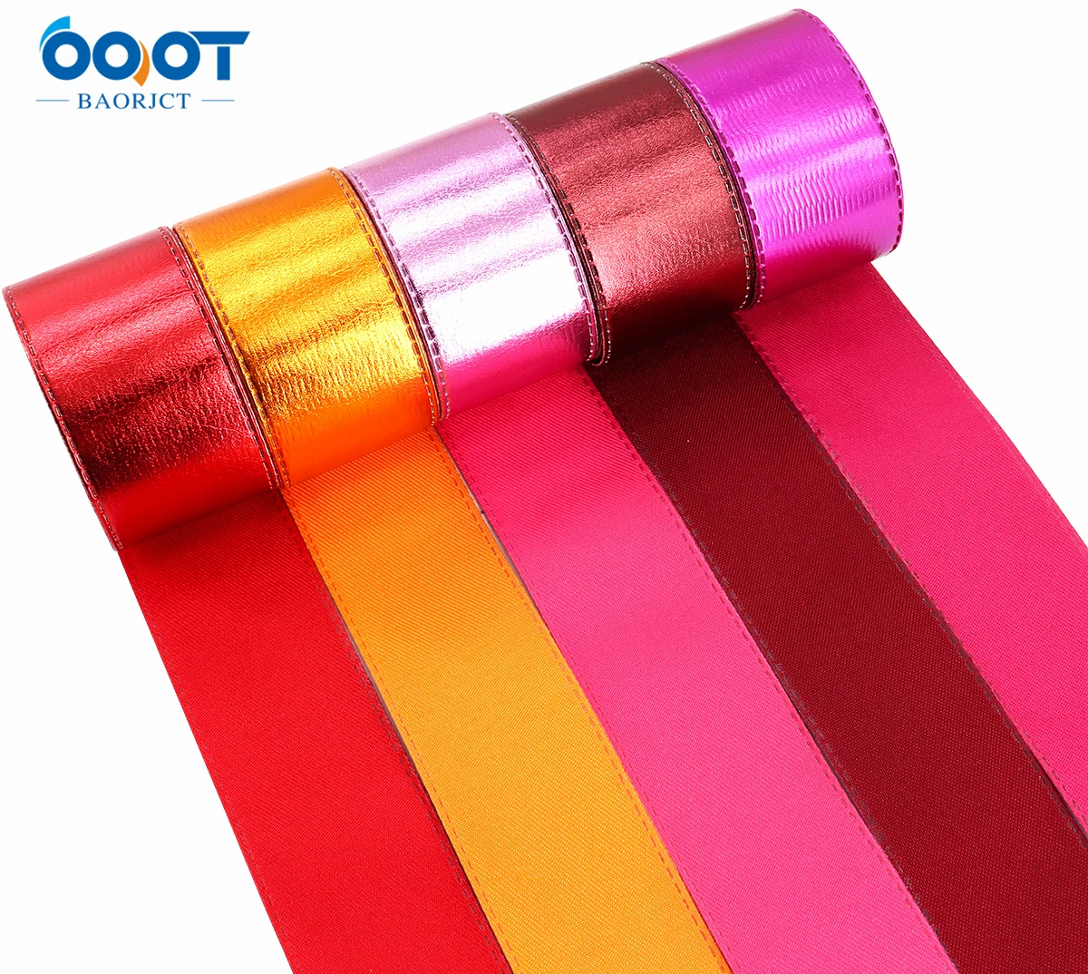 Solid Color PU Bright Face Ribbons,Wedding Party Decoration Materials,221012 38MM 2Yards DIY Handmade Gift Packaging Materials