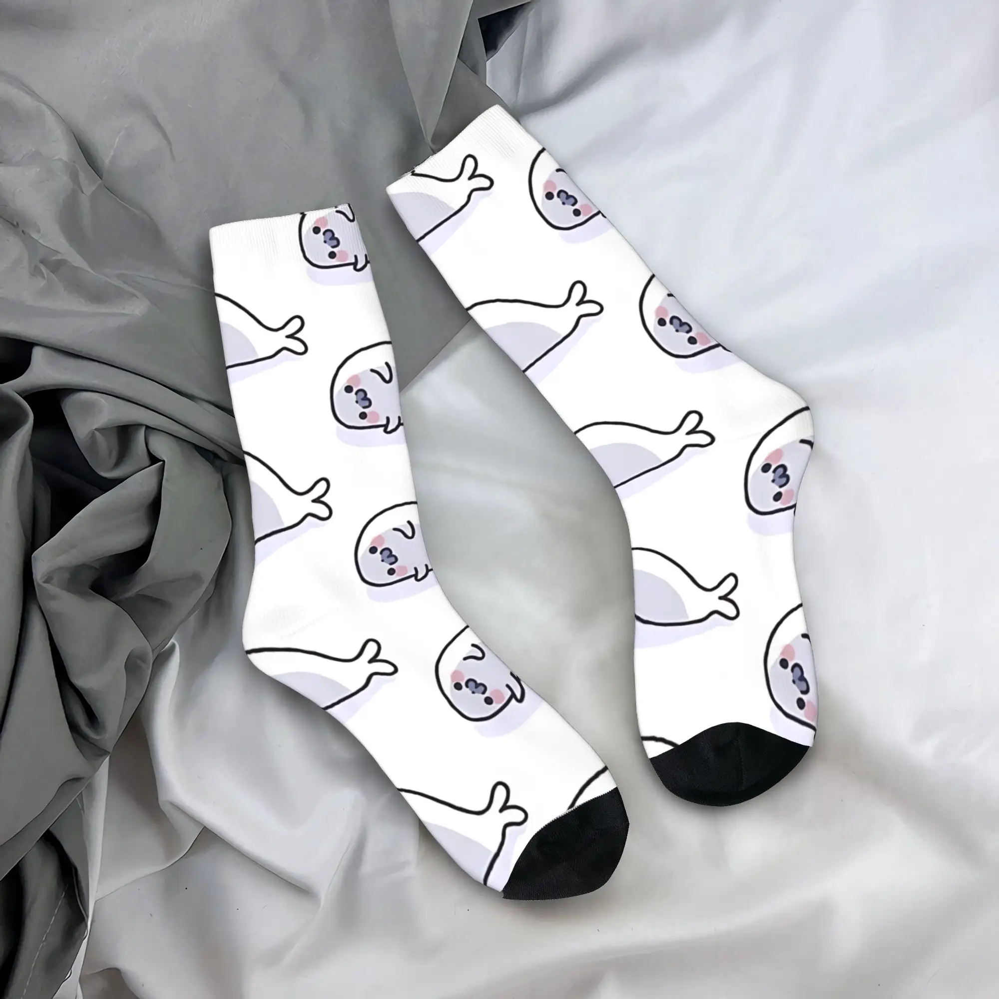 

Чулки Lazy Seal, зимние звездные дизайнерские элегантные носки, зимние нескользящие носки, удобные носки для взрослых и мужчин для скалолазания