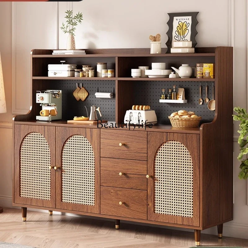 

ls 42Retro style integrated against the wall Home kitchen Living room Storage rack