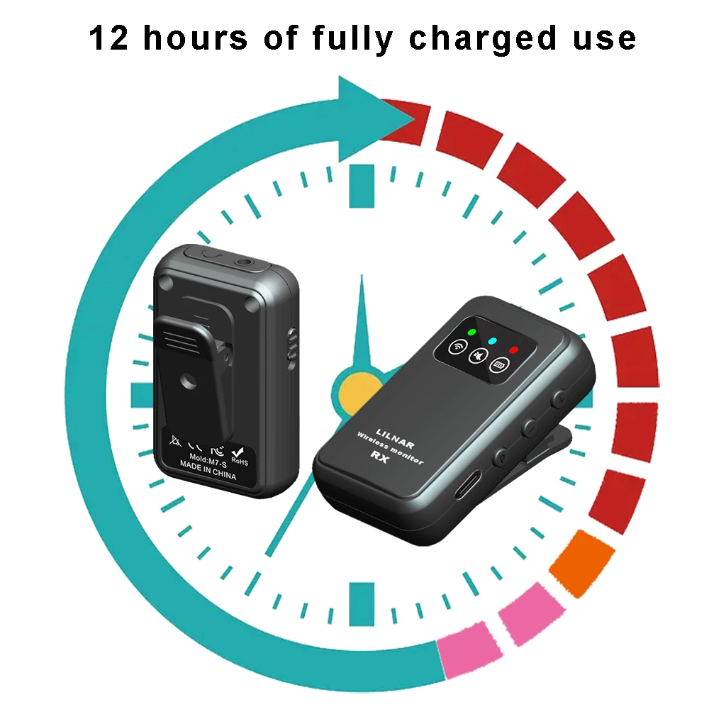 전문 귀 모니터링 시스템, 단일 채널 2.4G 스테레오, 무대 모니터링 시스템, 모바일 무대 사용에 적합