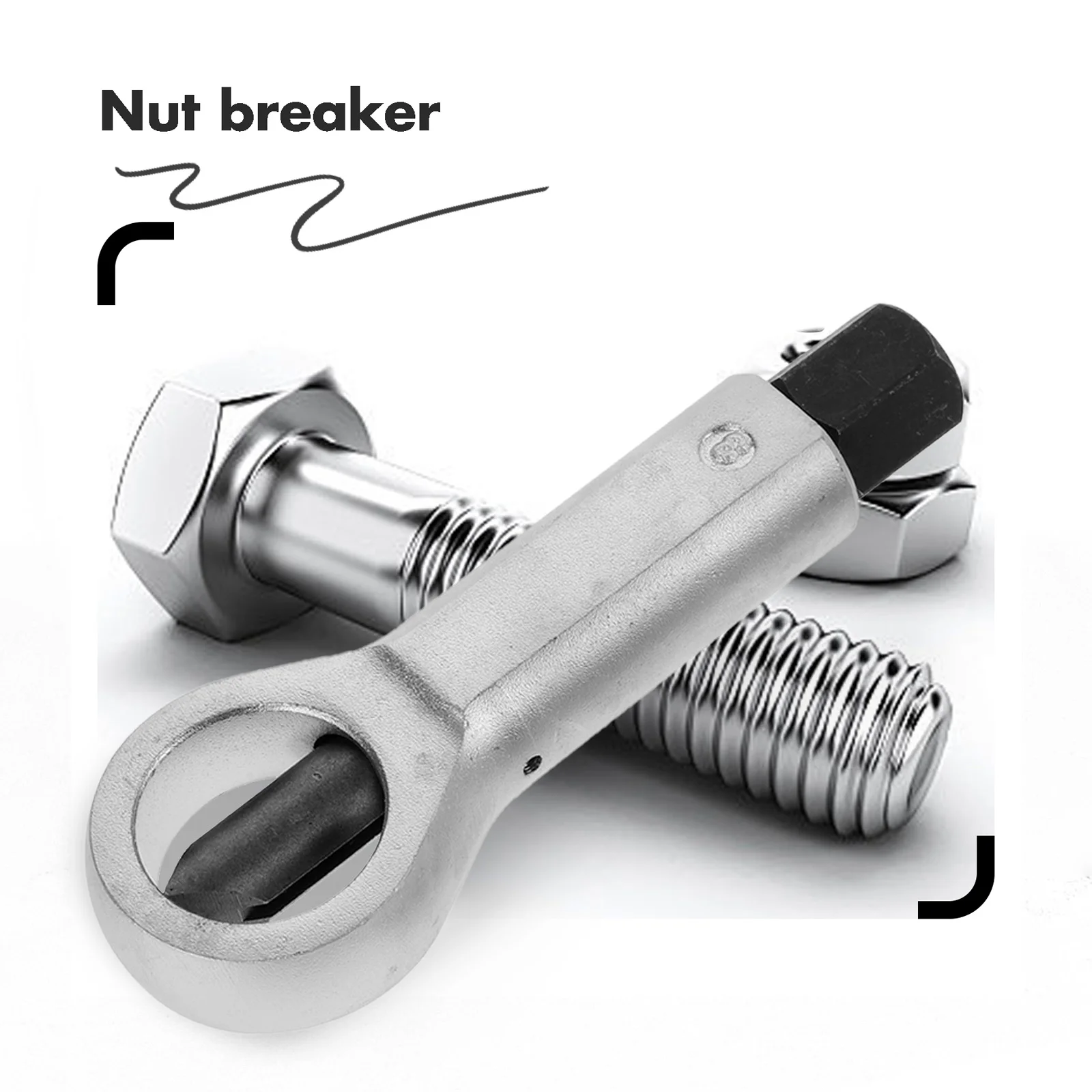 

3pcs Nut Splitter Mechanic Tools Bolt Opening Broken Removal Rusted Nut Separator Manual Pressure Extractor Car
