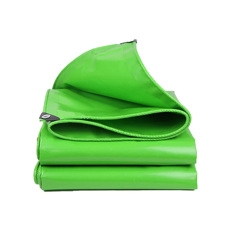 

Apple Green Tarpaulin Waterproof Sunscreen Thickened Rain Cloth Cold Heat Resistant Oilcloth Sunshade Rain Cover Cargo Cloth