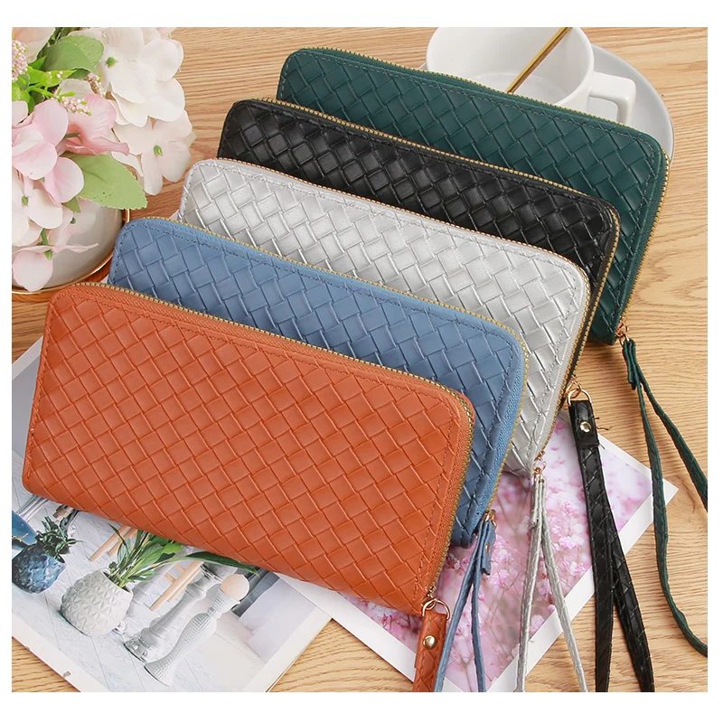 Male Purse Clutch Bags Zipper Coin Pocket Phone Pocket Men\'s Wallet Long Women Handbags Wallets Big Capacity Card Holder