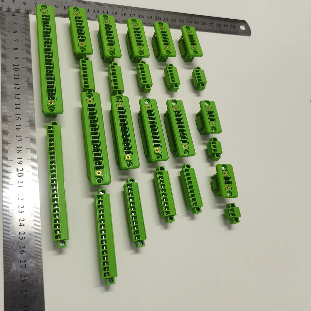 15EDGWC-3.81mm Steckbare Anschlussklemme mit Flansch zur Wandmontage, lötfreier Durchgangsverbinder für die Wandverdrahtung – Detail 6