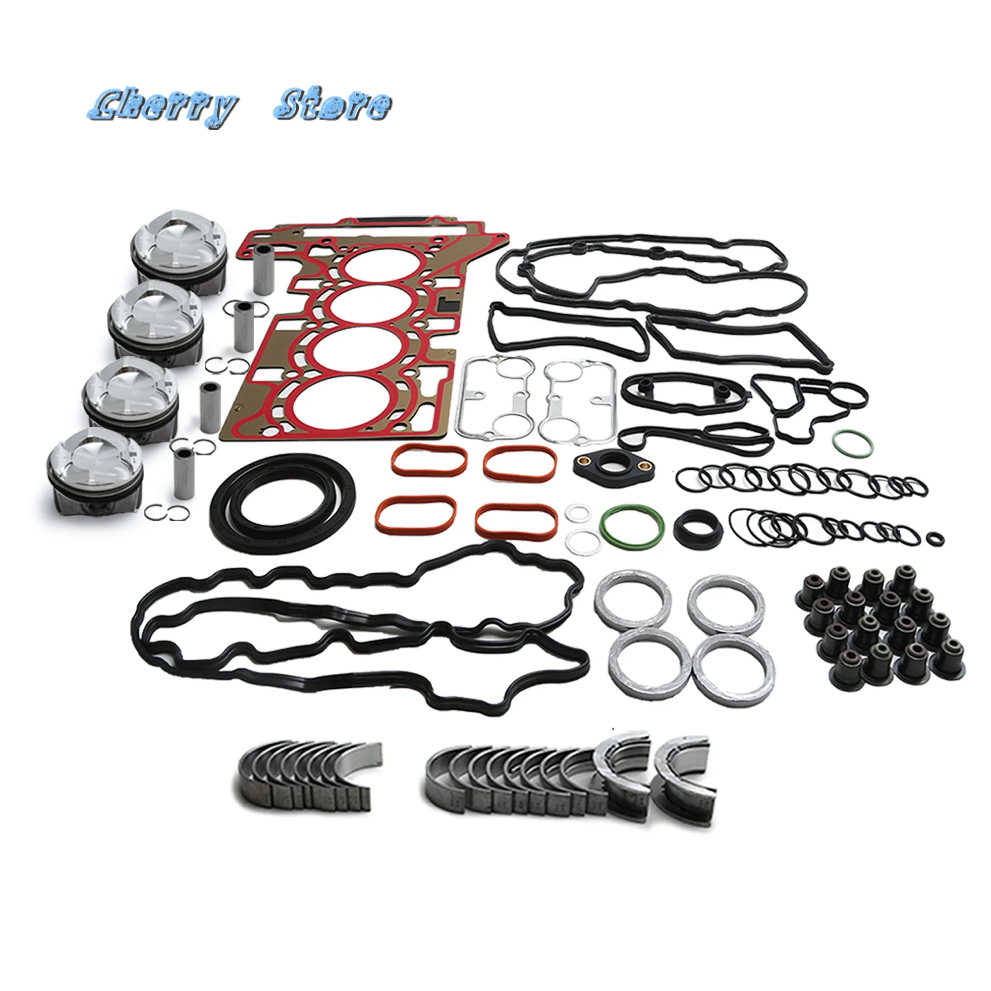 Engine Overhaul Piston enlarged 0.50mm Gasket Bearing kit Fit for BMW 220i 320i 420i 520i F23 F22 F30 F34 F31 F33 F32 F11 X1 X3