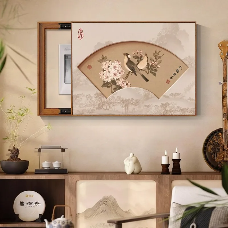 indoor paintings, wall decoration paintings, wall occlusion behind the living room sofa