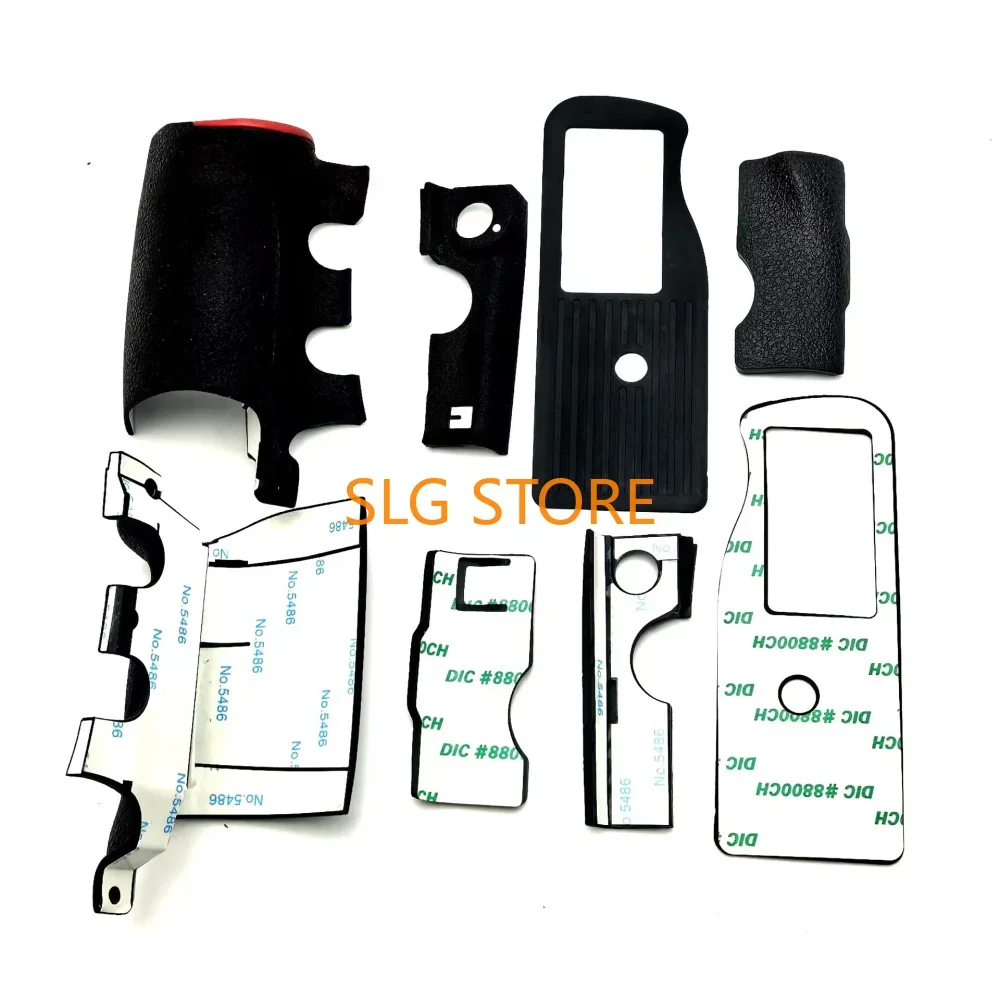 

New A set of 4PCS Original Body Front Grip Rubber Bottom Side Card Cover Door + adhesive tape For Nikon D4 D4S Digital Camera
