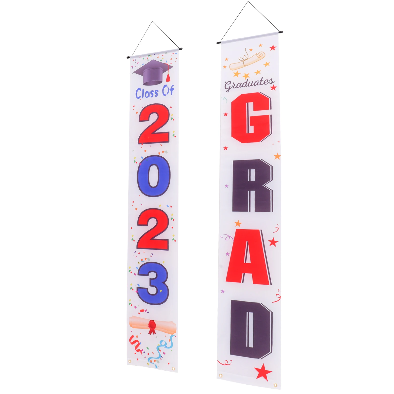 

Graduation Season Couplets Door Decor 2023 Party Supplies Porch Sign Banner Graduation Theme Festive Atmosphere Easy Hang