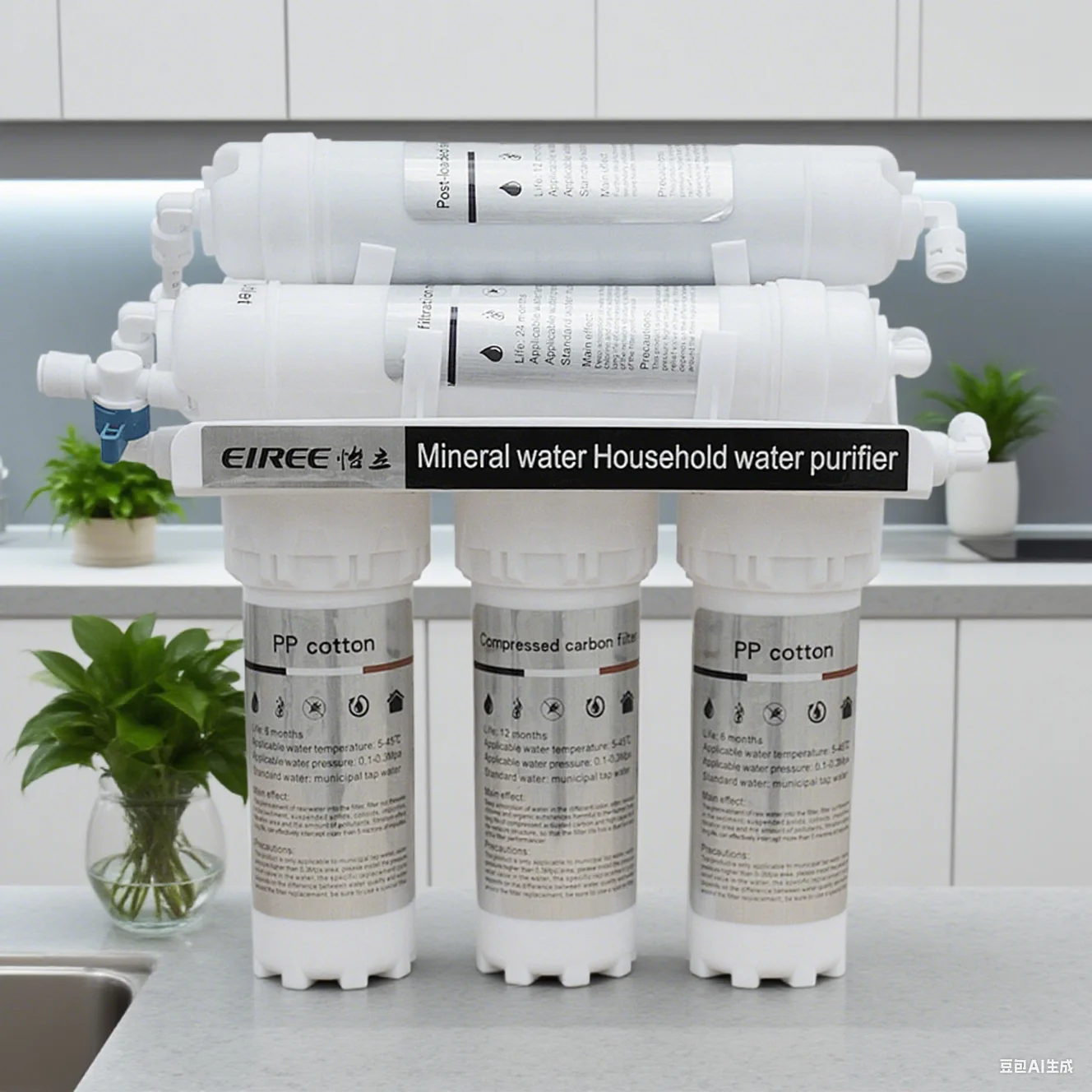 

Household Water Purifier Direct Drinking Under Sink Six-Stage Filtration System Kitchen Water Filter