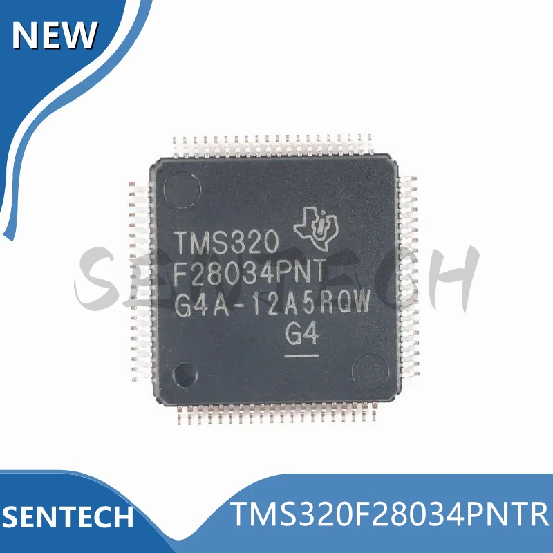 5Pcs/Lot New Original TMS320F28034PNTR LQFP-80 C2000™ MCU with 60MHz frequency and 128KB flash memory