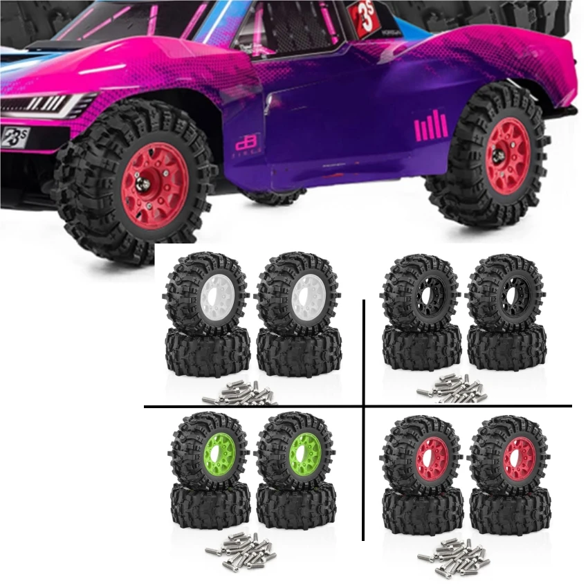 

4 шт. шины для ARRMA Senton TRX Slash W284 1/10, короткие шины для грузовиков 12/14/17 мм, сменные аксессуары для радиоуправляемых автомобилей