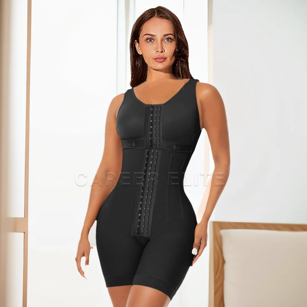 

Fajas Colombiana Shapewear for Women Full Body Shaper Seamless Waist Trainer with Bones Firm Control Corset Liposuction Use