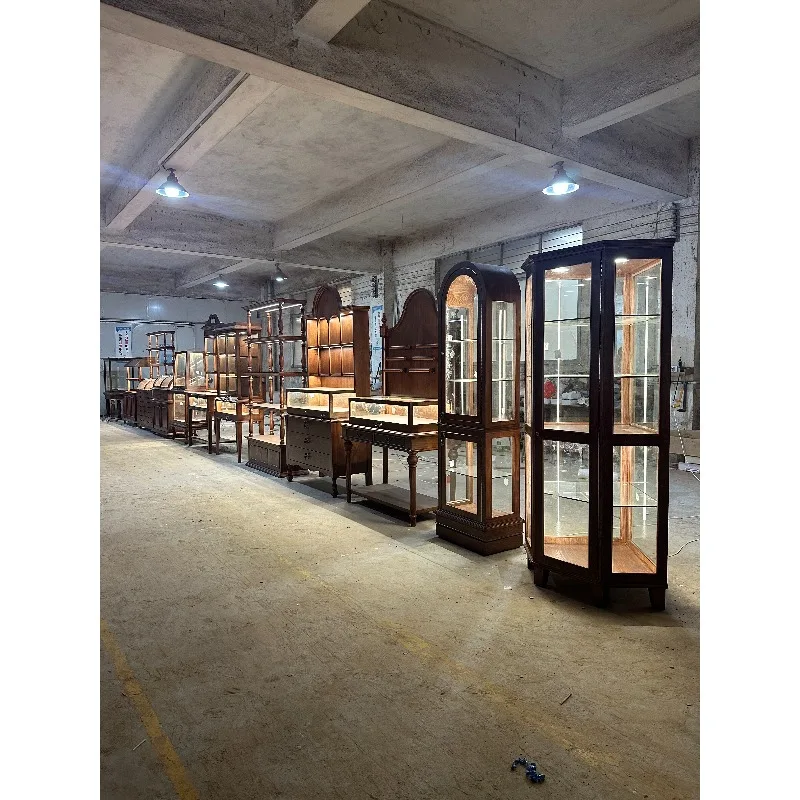 

Витрина для ювелирных изделий в средневековом стиле, шкаф для украшений, витрина для очков, керамики, нефрита, с этикетками