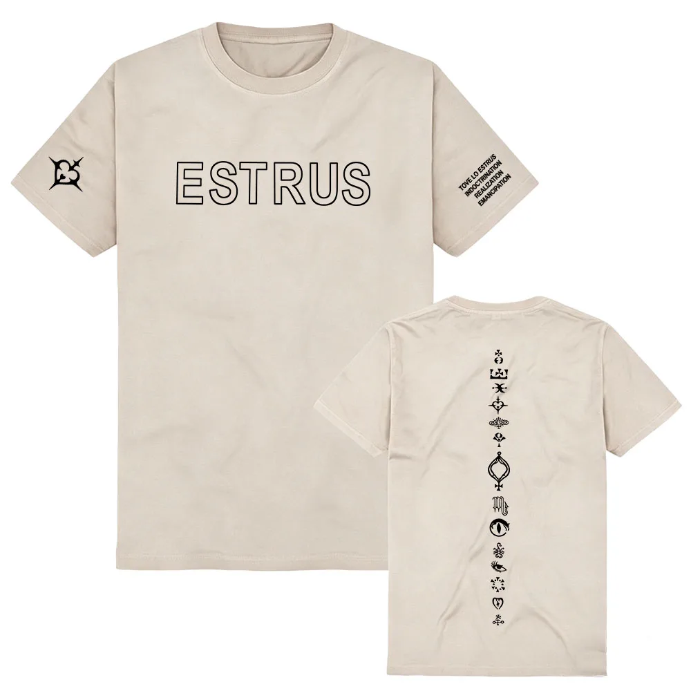 Tove Lo ESTRUS Album Tee Unisex Streetwear Sommer Kurzarm Herren/Damen T-Shirt Mode Locker Sitzend Grafik-Print T-Shirt Merch Damen – Detail 6