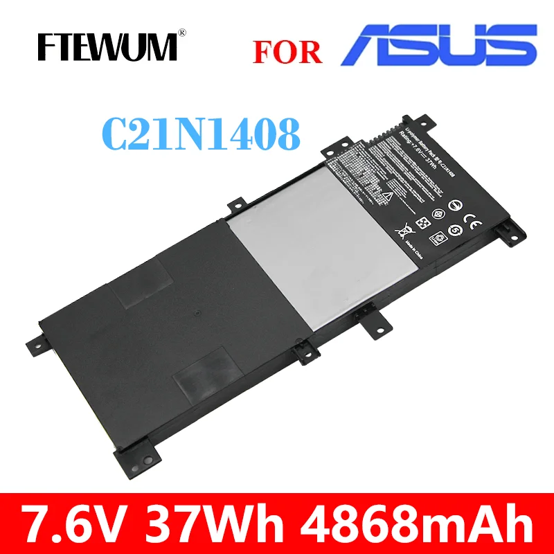 

C21N1408 7.6V 4868mAh 37Wh Laptop Battery For ASUS K555U V555L V555U V555LB VM590L MX555 X555U X555UQ X555UA A555U