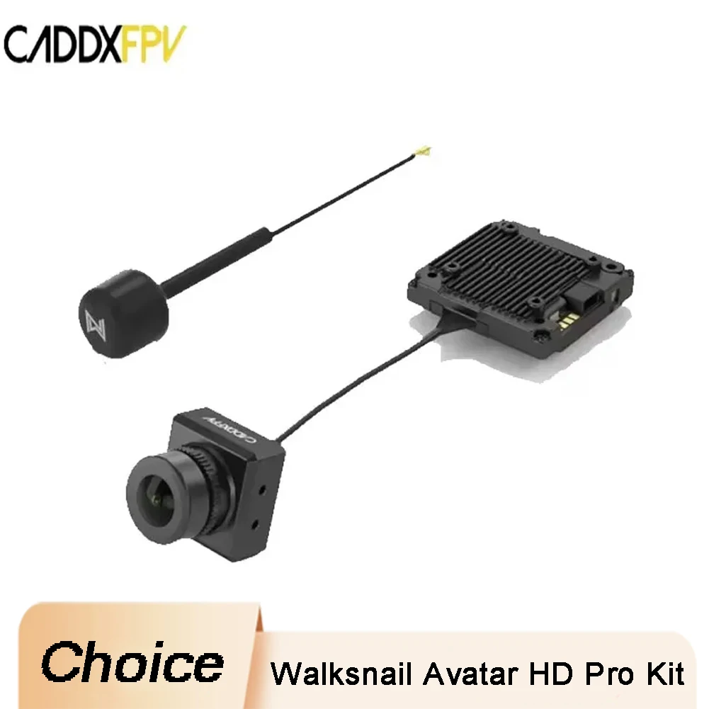 

Caddx Walksnail Avatar HD Pro Camera 1080P/120fps FOV 160° Lens 8Mp F/1.6 Large Aperture Supports Gyroflow For RC FPV Drone