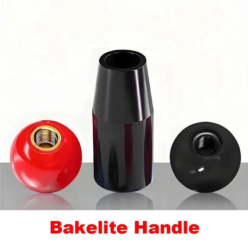 M6 M8-M16 Bakelite Long/short Handle Sleeve Spherical Operating Rod Anti-corrosion/rust Plastic Rocker Handle for Machine Tool