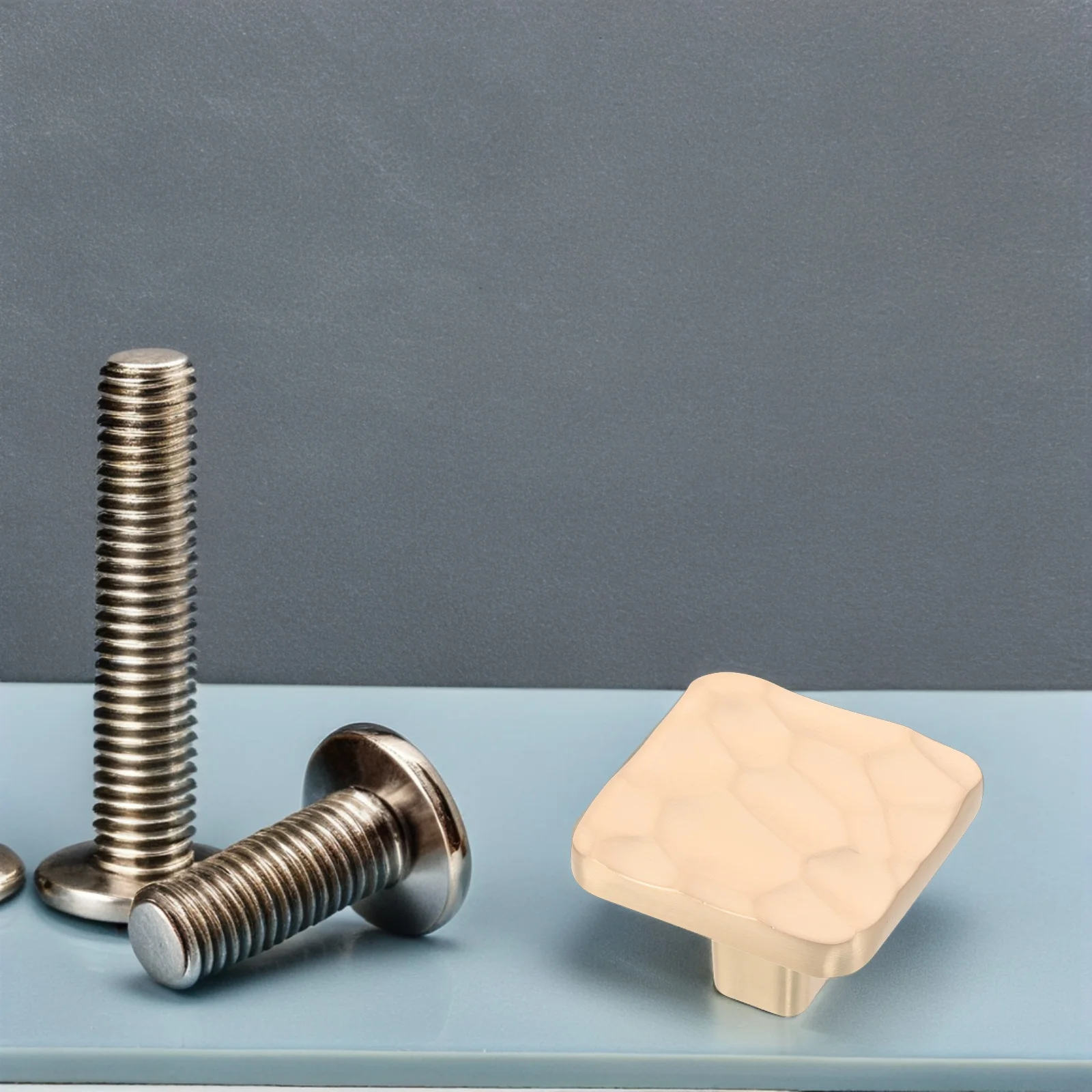 

Dresser Cabinet Handle Door Knobs Pull Kitchen Cabient Handles Square Zinc Alloy Golden